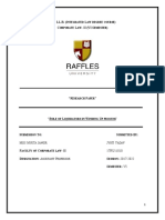 B.A. LL.B. (I L) C L - Ii (Vi S) : Ntegrated AW Degree Course Orporate AW Emester