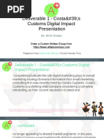 Deliverable 1 - Costa39s Customs Digital Impact Presentation PDF