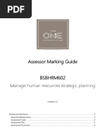 BSBHRM602 Assessor Marking Guide - v2.0 - 28.02.19