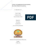 A Comparative Study of Administrative Rule Making Power As Practiced in Uk and Usa