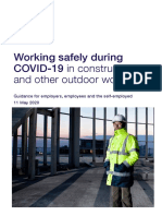 Working Safely During COVID-19 in Construction and Other Outdoor Work