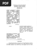 Decision - PAO Retirees vs DBM