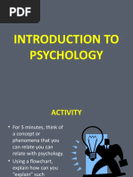 Introduction To Psychology