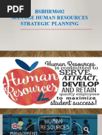 BSBHRM602 Manage Human Resources Strategic Planning