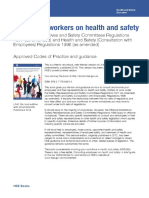 HSE L146 - 2014 - Consulting Workers On Health and Safety. Safety Representatives and Safety