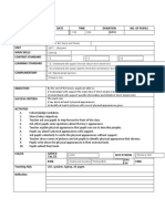 Example of Daily Lesson Plan English Year 3 (Listening)