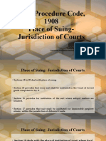 CPC - Jurisdiction of The Courts