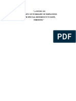 A Study On Quality of Worklife of Employees With Special Reference To Ksfe, Thrissur