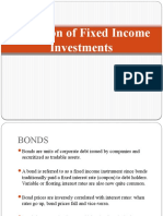 Valuation of Fixed Income Investments