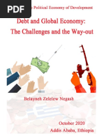 Debt and Global Economy: The Challenges and The Way-Out