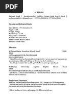 Resume Sample