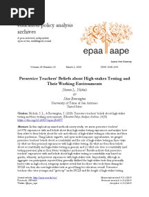 High-Stakes Testing