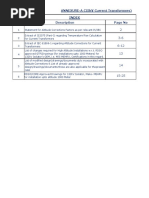 A NNEXURE-A (25kV Current Transformers) I Ndex SN Description Page No