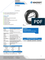 1377 Duragauge Pressure Gauge: Data Sheet