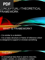 Conceptual or Theoretical Framework