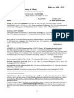 Caption Page - Ad Hoc New Yorker Republican Committee Against Mark Zuckerberg Et Al Nys Sup CT Albany County Index No. 1600-2019