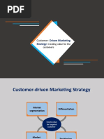 Customer-: Driven Marketing Strategy