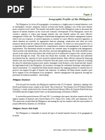 Module 3 - Disaster Awareness Preparedness and Management PDF