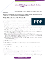 Original Jurisdiction of The Supreme Court - Indian Polity