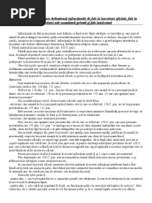 Referat Infractiuni de Fals