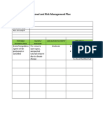 Crowd and Risk Management Plan Template