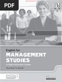 Garnet - English For Management Studies Teacher - S Book