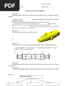 Fisa de Lucru Osii Si Arbori