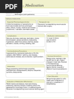 Medication: Expected Pharmacological Action Therapeutic Use