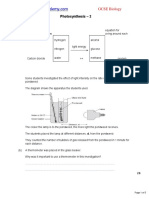 GCSE Biology: Photosynthesis - 2