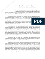 Vikki Mae J. Amorio Court Observation: A Reaction Paper JMC Law - 5yr. Program