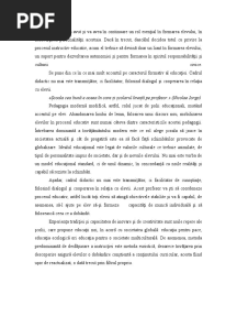 ESEU Profesorul Ideal Si Profesorul Din Zilele Noastre