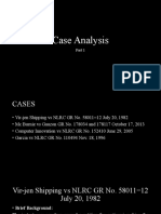 Case Analysis