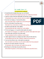 If + Subj + Had + v3, Subj + Would + Have + v3: Student's Name: Grade: Focus: Third Conditionals