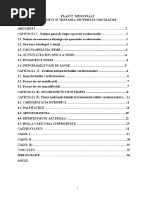 PLANTE MEDICINALE FOLOSITE IN TRATAREA SISTEMULUI CIRCULATOR Modificat