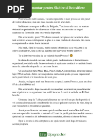 E Book Plan Alimentar Pentru Slabire Si Detoxifiere