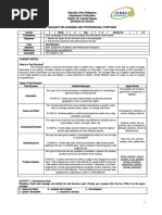 1 Republic of The Philippines Department of Education Region VII, Central Visayas Division of Bohol English For Academic and Professional Purposes