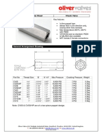 Product Data Sheet Check Valve: General Arrangement Drawing