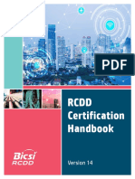 RCDD Certification Handbook Updated