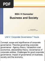 BBA VI Semester: Business and Society