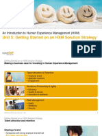 Unit 5: Getting Started On An HXM Solution Strategy