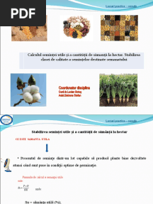 Sapt 2 - LP Calculul Semintei Utile Si A Normei
