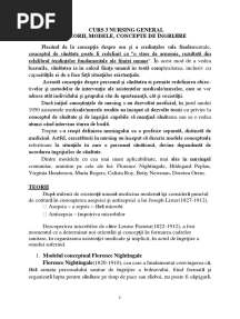 3 Teorii, Modele, Concepte de Îngrijire