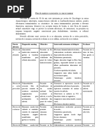 Plan de Ingrijire Oncologie