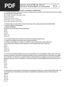 Guía de Ejercicios PSU Genética