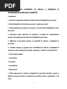 Metodica Limbaj