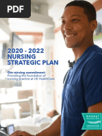 Nursing Strategic Plan Our Nursing Commitment 2020 2022