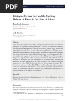 Ethiopia, Berbera Port and The Shifting Balance of Power in The Horn of Africa