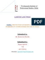 Labour Law Psda: Vivekananda Institute of Professional Studies, Delhi