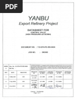 112-EP4-PE-IsS-0404 - Datasheet For Control Valve (High Pressure Letdown)