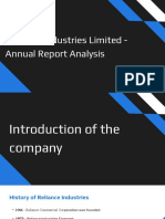 Reliance Industries Limited - Annual Report Analysis